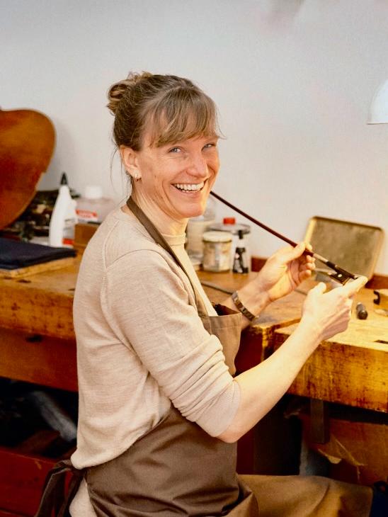 Auswahl an Bögen in der Ausstellung.